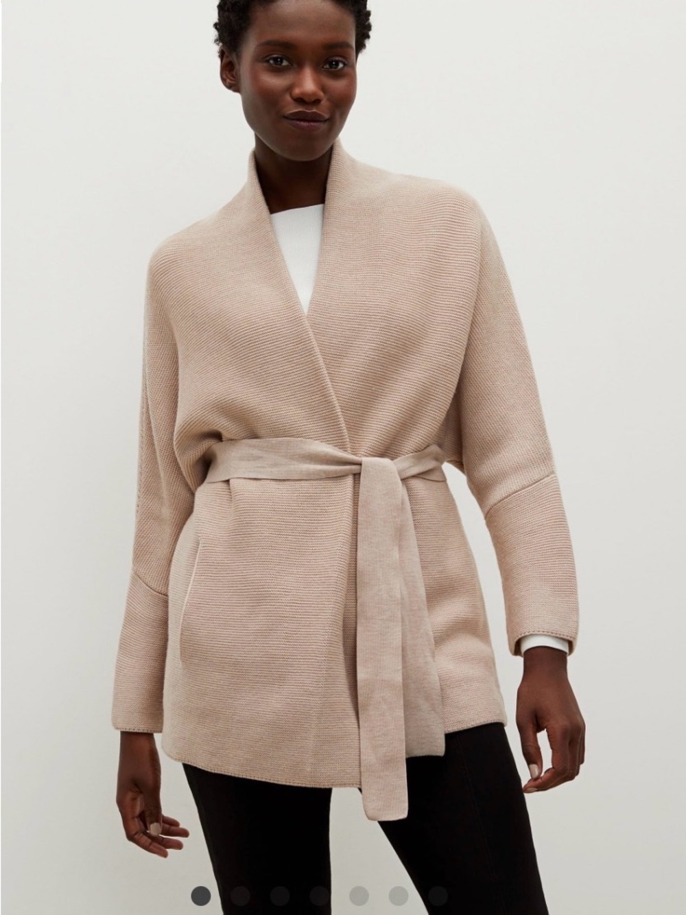 MM LaFleur The Morandi Sweater, Almond, Size M/L